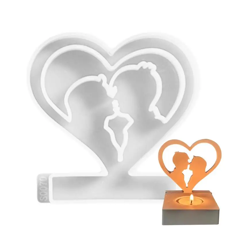 Форма для пары свечей форма пар из эпоксидной смолы литая искусственная смола