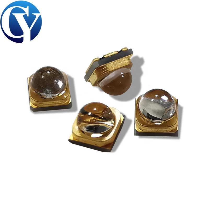 

3 Вт 3535 Высокая мощность УФ-светодиод 405 нм Диод Ультрафиолетовый для отверждения принтера 365 нм 385 нм 395 нм кварцевый стеклянный чип