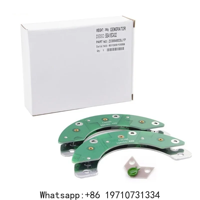 Фото Комплект диодных выпрямительных мостов SSAYEC432 LSA432 330-25777 LSA422, трехфазный, полноволновой, с быстрым восстановлением, для генераторов Leroy Somer №1