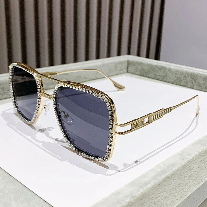 Солнцезащитные очки UV400 для мужчин и женщин роскошные большие брендовые