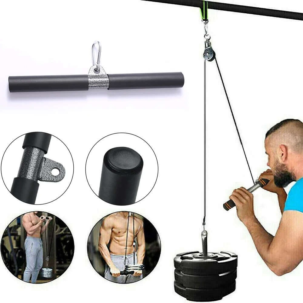 

Fitness Biceps Triceps Back Blaster Rope LAT Pull Down Bar Cable Machine Attachment Gym Weight Chest Muscle Workout Accessories