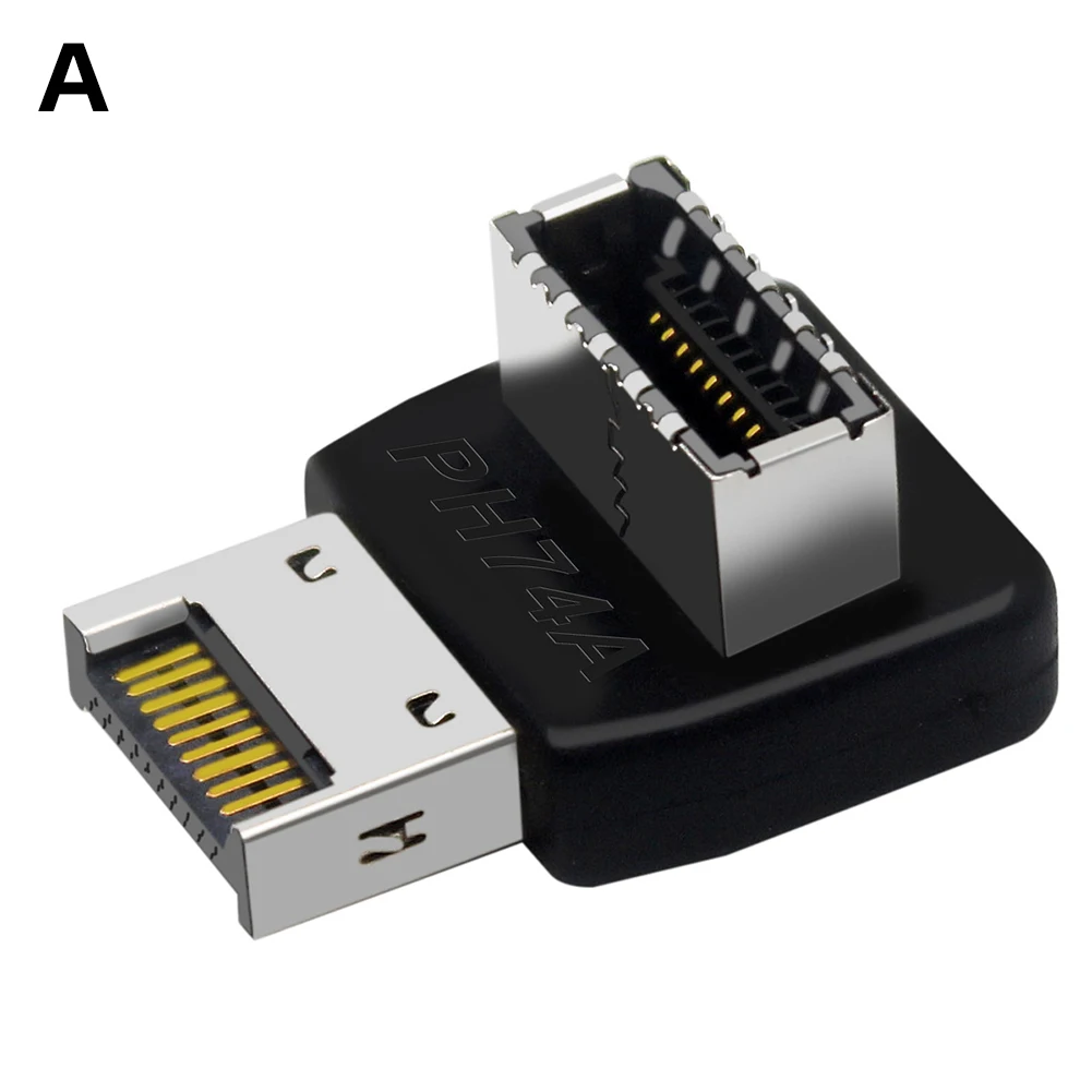 USB 3.1 Type E 90-градусный преобразователь Передний адаптер C Разъем USB-адаптер