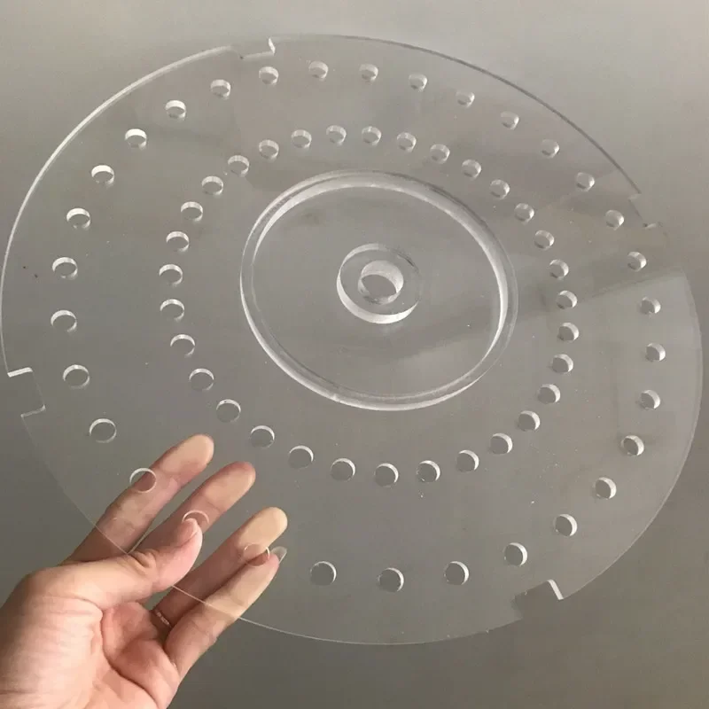 Прозрачные литые акриловые круглые диски качественные листы режущие формы из