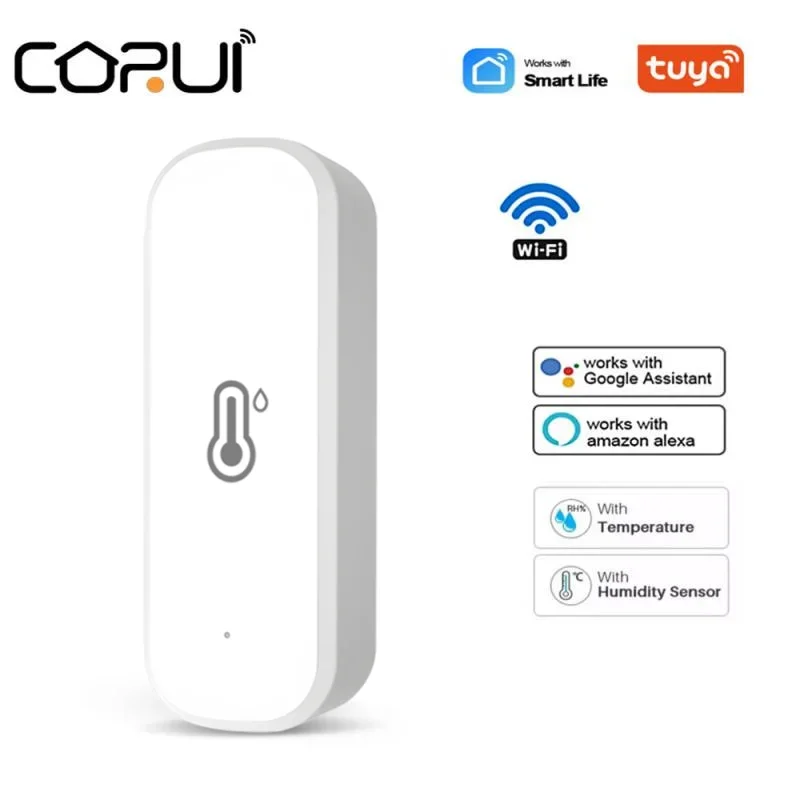 CORUI WIFI Zigbee умный датчик температуры и влажности с питанием от батареи приложение