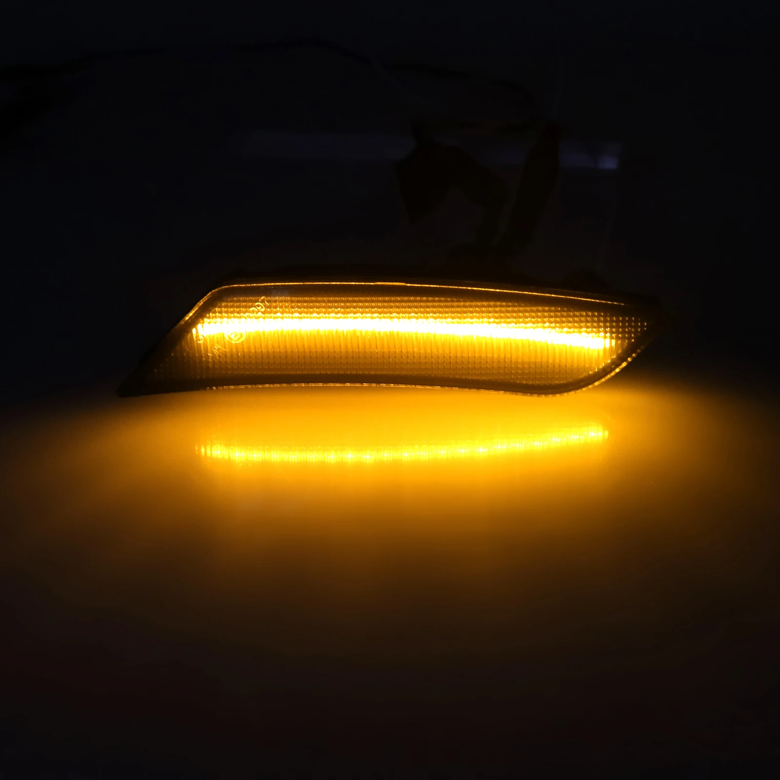 

Для Cadillac XT4 2019-для Cadillac XT6 2020-2 шт., бампер, крыло, расклешенные светодиодные боковые габаритные огни OEM: 84573587 84573588