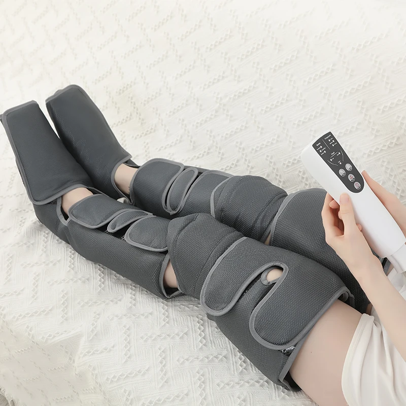 

LUYAO Air Compression Foot Leg Massager for Circulation Controller with Knee Heat Function