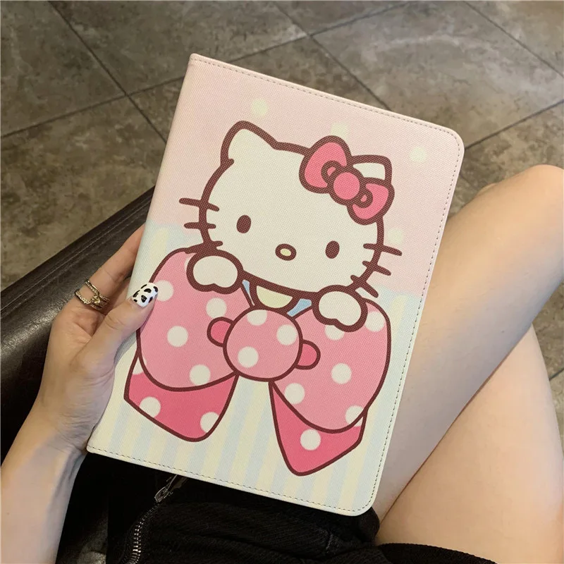 Симпатичный чехол Hello Kitty для iPad Air 2021, Чехол Air 4, силиконовый защитный чехол для iPad Pro Mini 6, 10,2 дюйма, противоударный мягкий чехол, подарок