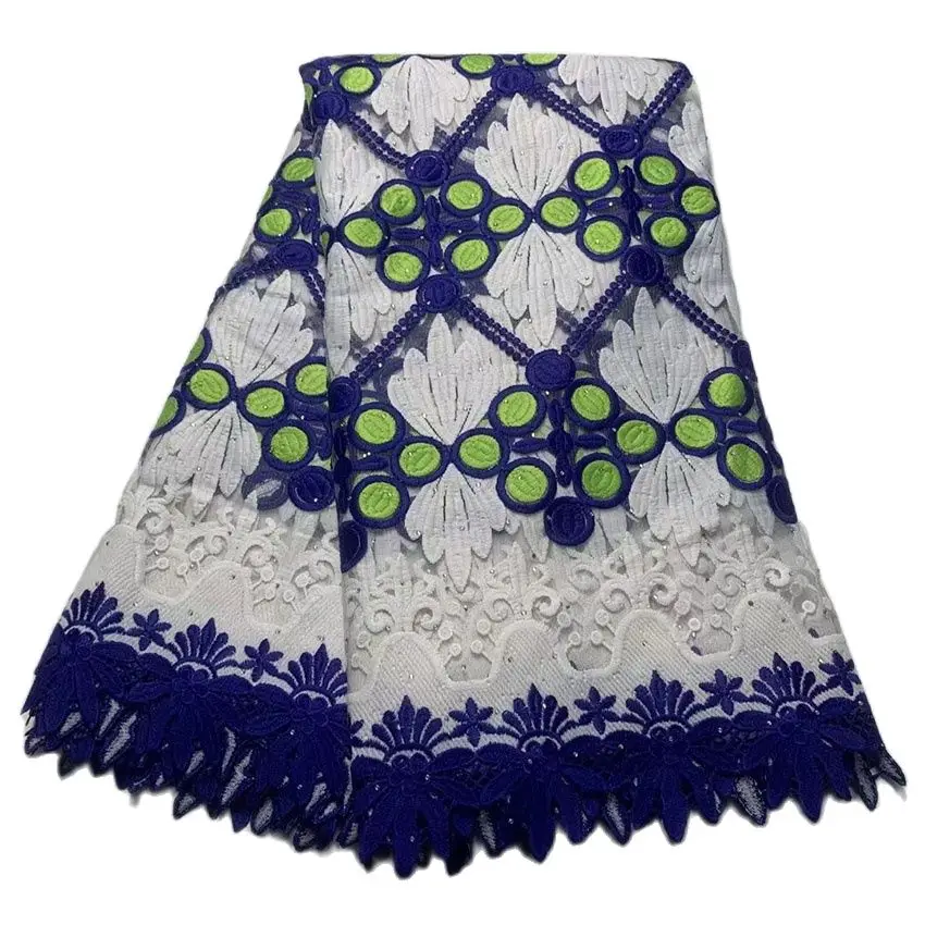 

New Design African Swiss Lace Fabric 2022 Exquisite ​Cotton Womaon Cloth For Sewing Dress DTSZ04030B