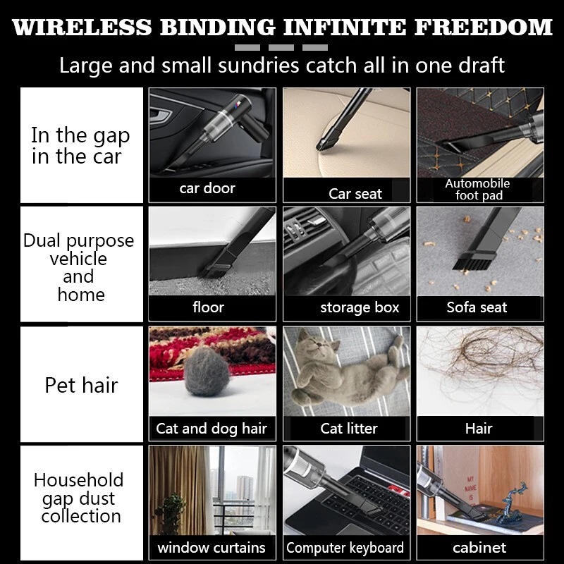 Автомобильный пылесос с логотипом автомобиля инструмент для очистки интерьера