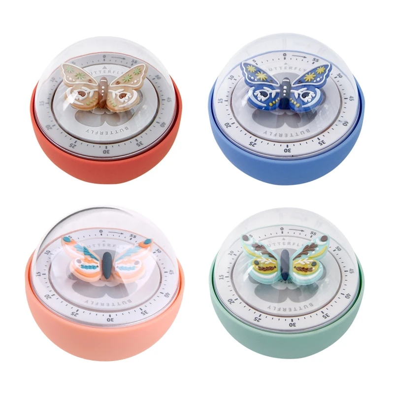 

Household Kitchen Cartoon Butterfly Timer Cooking Timer Baking Gift Home Study 53CA
