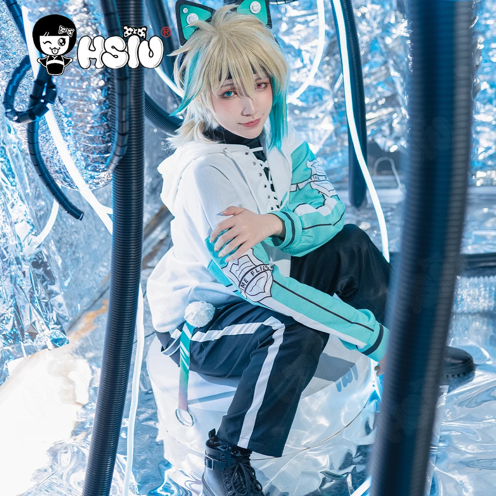 

Aza Cosplay Costumes VTuber VirtuaReal Cosplay HSIU Aza Adult Unisex Pullover Coat Casual Hoodie