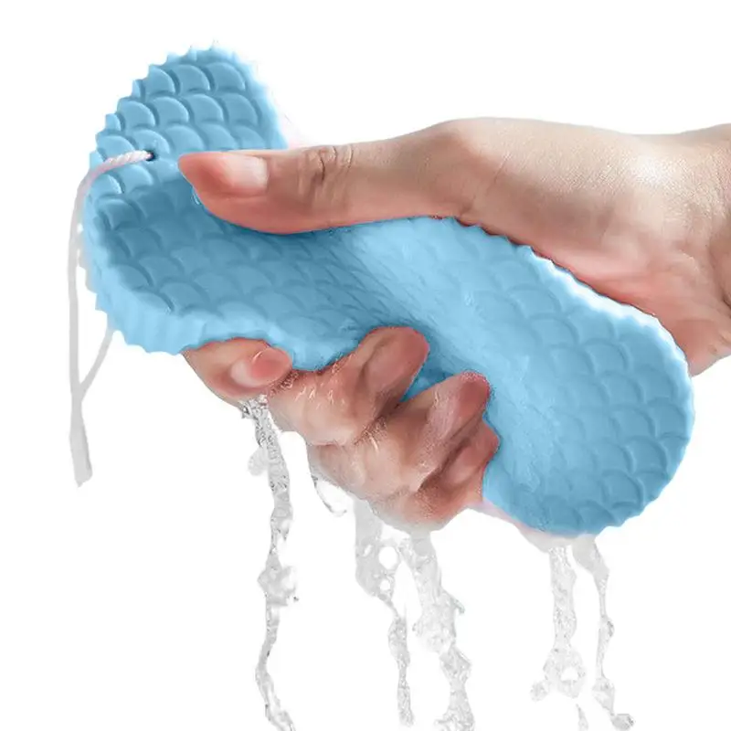 

Скраб Губка для тела 3D Губка для ванны щетка для душа со шнурком впитывающая губка для ванны спа скраб отшелушивающее средство для удаления омертвевшей кожи