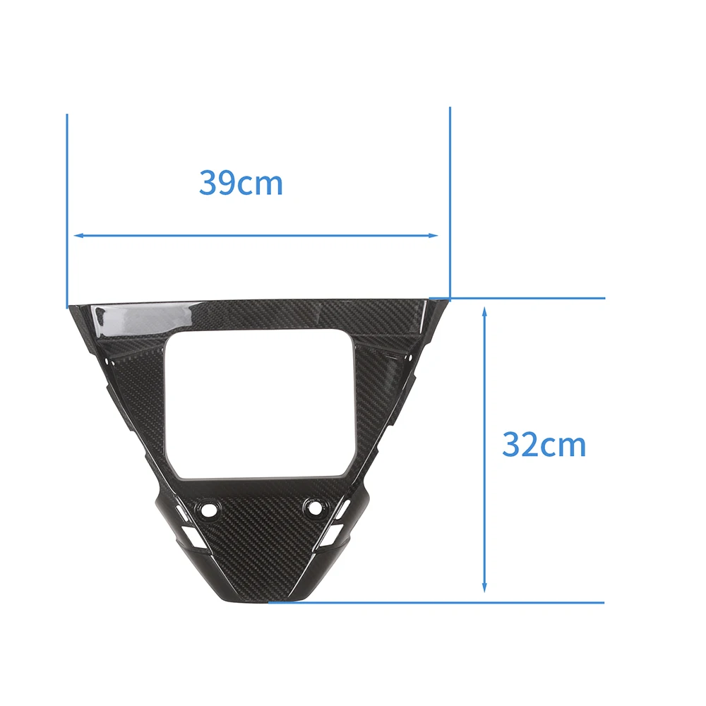 Радиатор из углеродного волокна для Yamaha YZF-R1 R1 2015 2016 2017 2018 100% передняя V-панель