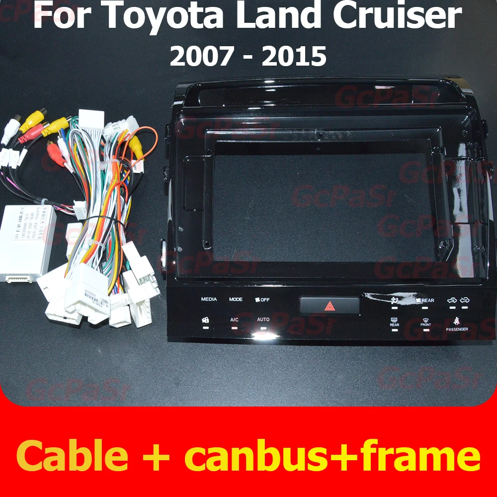 

android power cable harness with canbus For Toyota Land Cruiser 2007 - 2015 car Multimedia Player Autoradio Touchscreen
