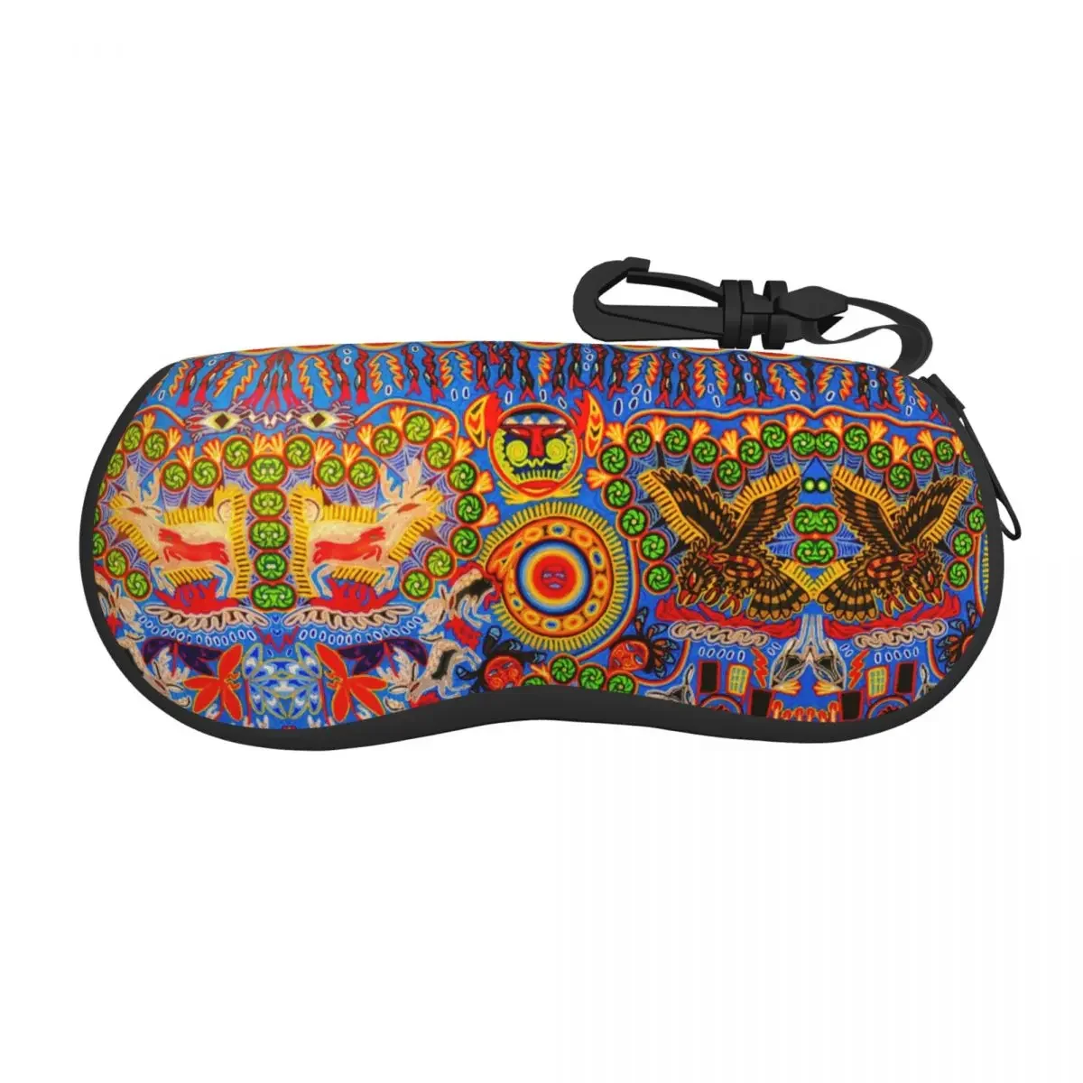 Фото Мексиканские Красочные защитные чехлы для очков Huichol, классные солнцезащитные очки, Чехол для очков №1