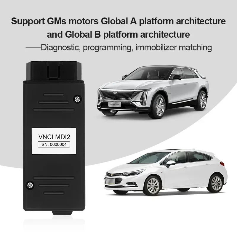 Новейший автомобильный диагностический интерфейс VNCI MDI2 CAN FD DOIP для Cadillac Chevrolet Buick