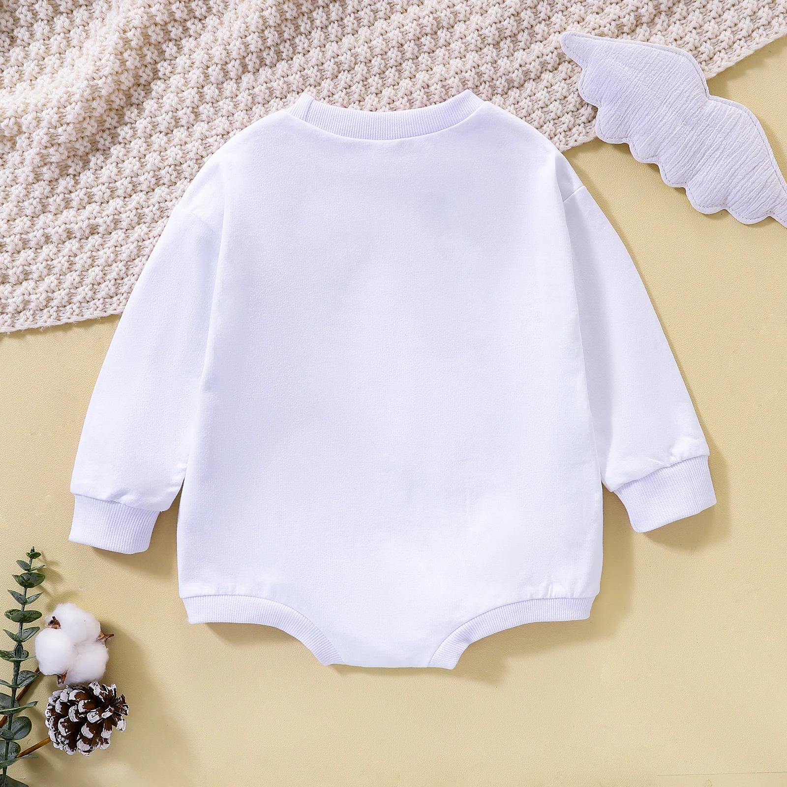 Комбинезон Ma & Baby, комбинезон для младенцев мальчиков девочек, с длинным рукавом, разноцветный, с надписью, для новорожденных, осень-весна, 0-24... (art.: 3920bdb0dff3d) - 3920bdb0dff3d