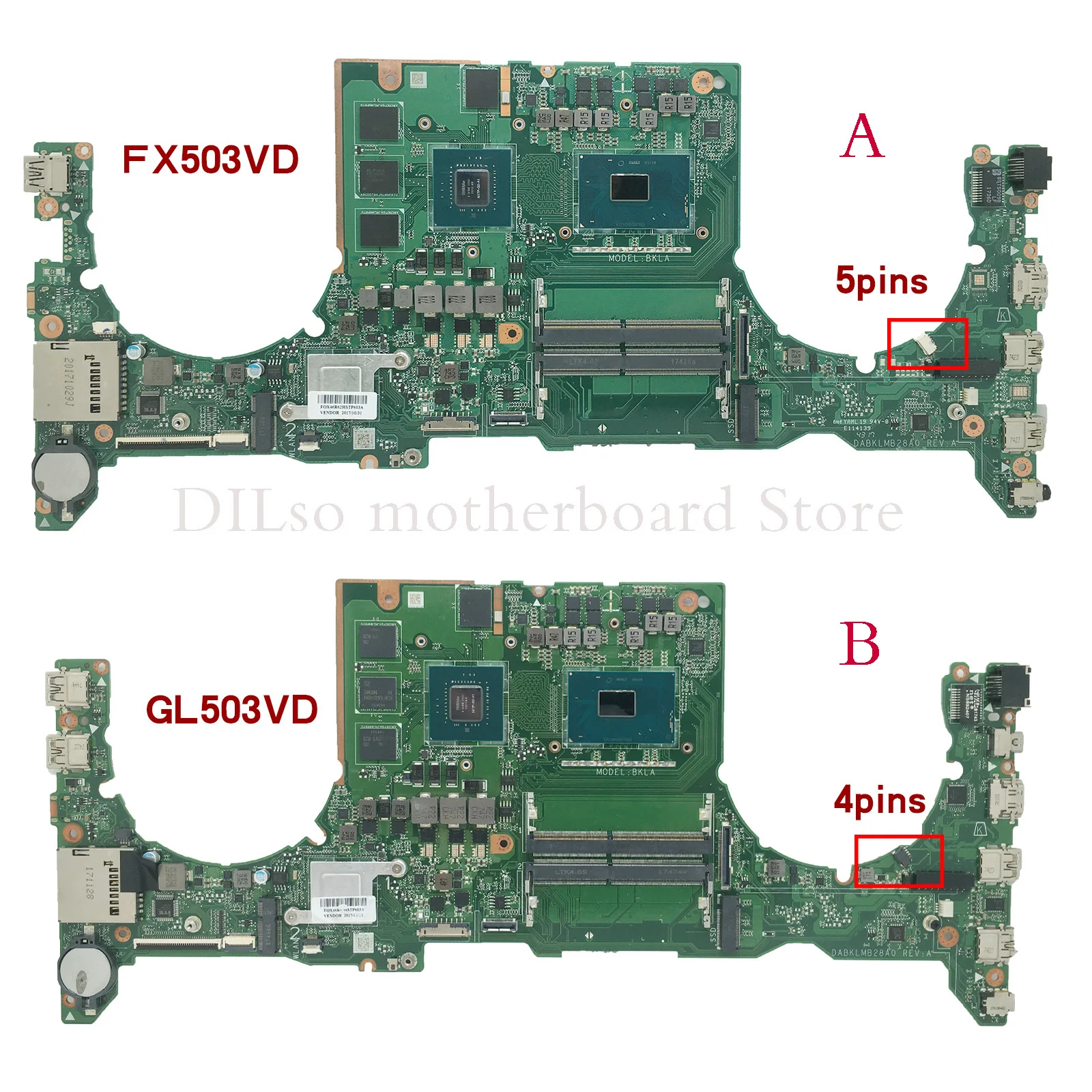 Рисунок 3 - Материнская плата KEFU FX503VD