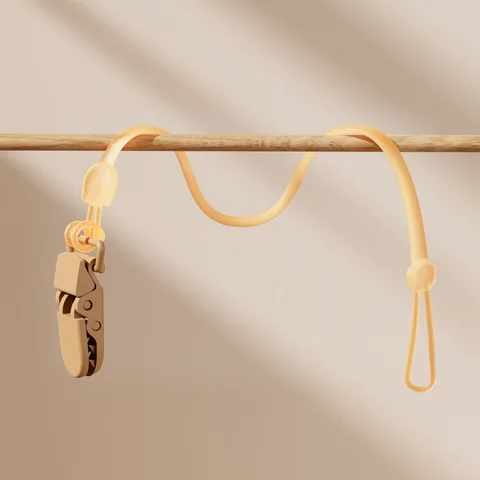 2 шт., мультяшный зажим для соски, силиконовый, яркий