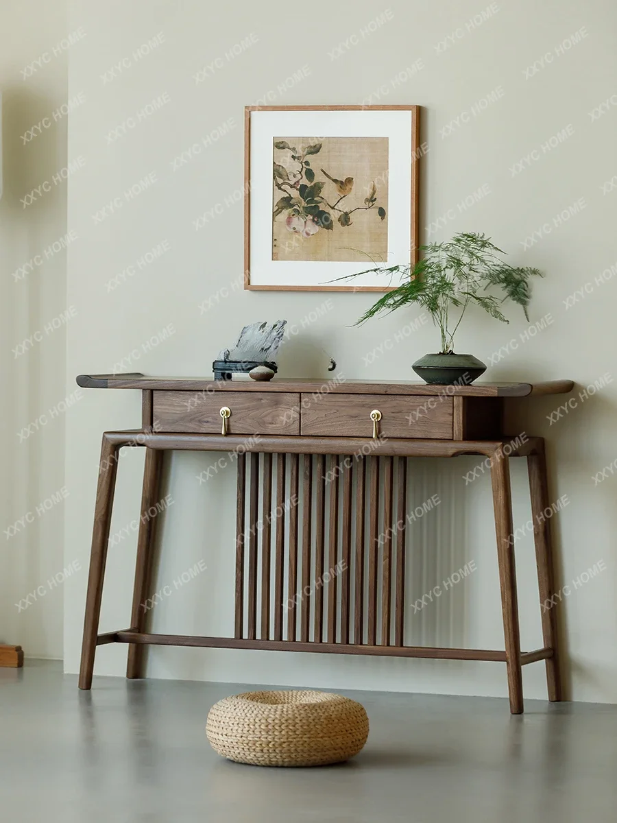 Северная Америка консоль из цельного дерева черного ореха новый алтарь в