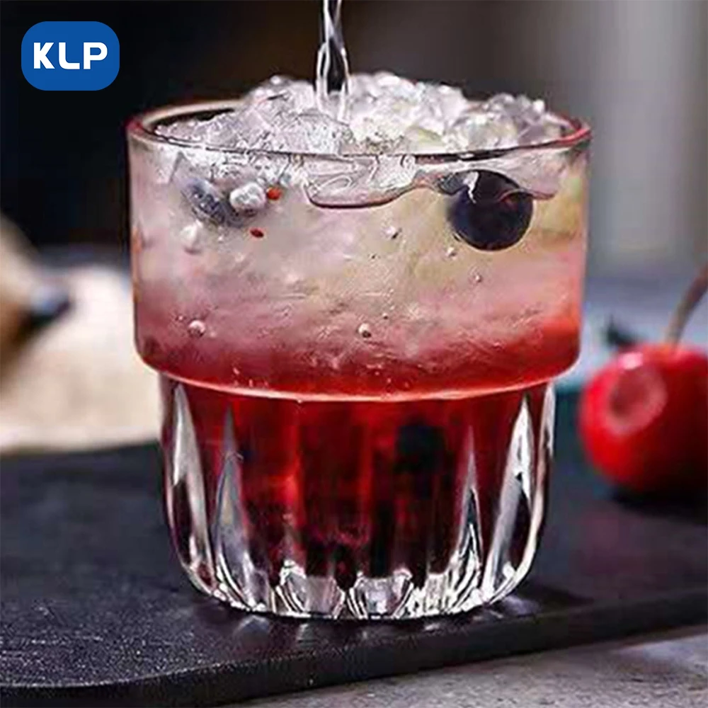 KLP Стеклянная Кофейная Чашка Простая Однотонная Для Молока Завтрака Домашнего