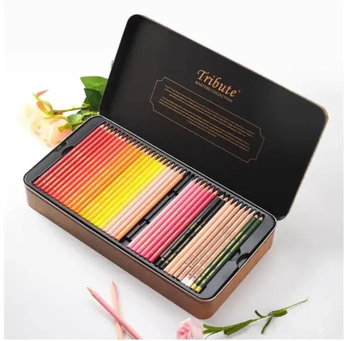 

Идеальные карандаши для мастера, многослойный цветной рисунок скетчей с коллекцией 150 карандашей для Tribute Marco 10