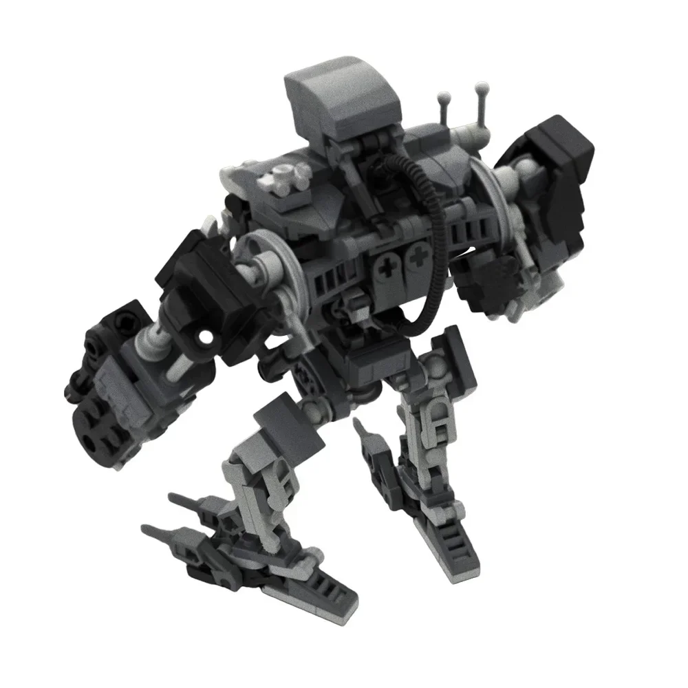 Полицейский робот из фильма CAIN 1990 механические строительные блоки MOC-87785 RoboCoped