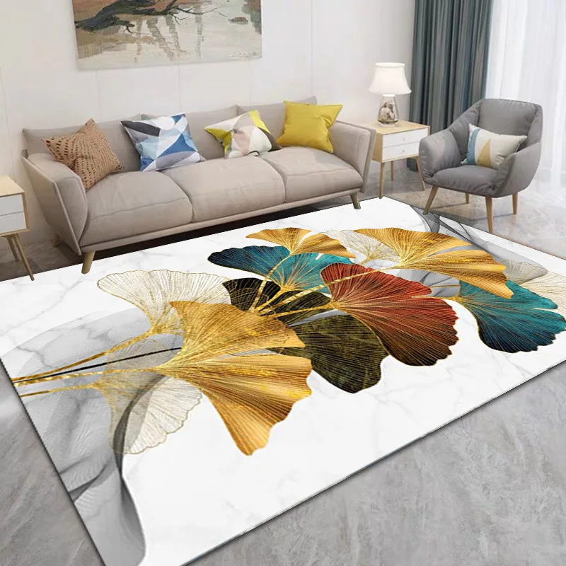 

Modern Light Luxury Carpets For Home Living Room Bedroom Bedside Sofa Decoration Kid Play Area Rug Large Non-slip Bath Floor Mat