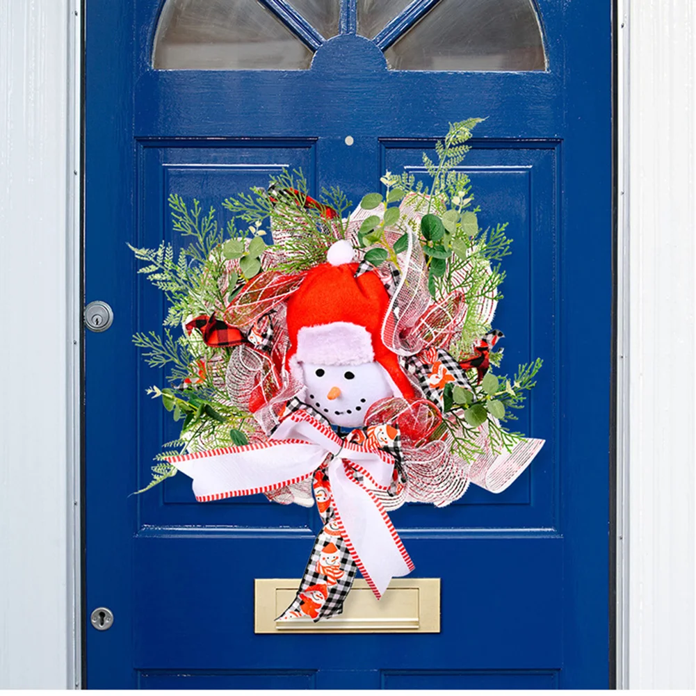 

Garland Christmas Wreath Farmhouse Flower Wreath For A Birthday For Parties Gardens Great Gift Ribbon Wreath Durable