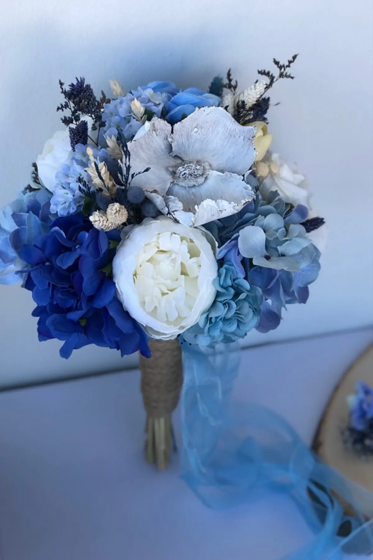 

Cloud Blue Bride Flower BYZ676754 Bridesmaid Throw Bouquet 2022 Marriage