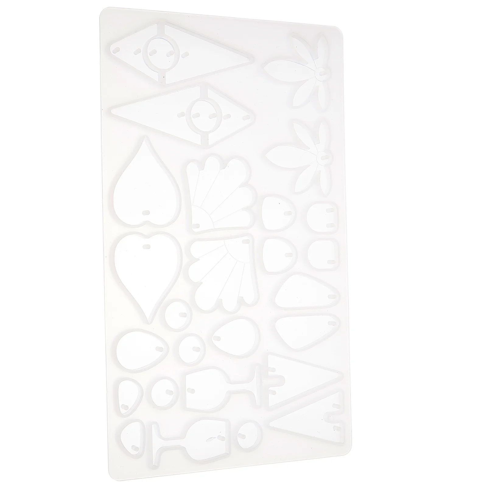 Earring Pendant Mold Molde Para Resina Earrings Silica Gel Tuile Molds Silicone