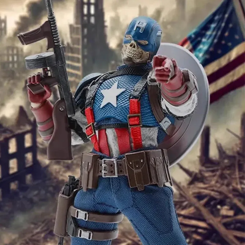 Фото Joy Man Toys Zombie Captain Американская фигурка JM003 Soul War Hero 1/12 Масштаб Коллекционная игрушка JMToys Детская игрушка Подарок на день рождения для мальчика №4
