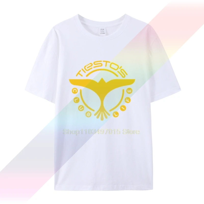 2019 Последняя мода Tiesto DJ Music CLUB LIFE Мужская футболка с принтом Новая хлопковая
