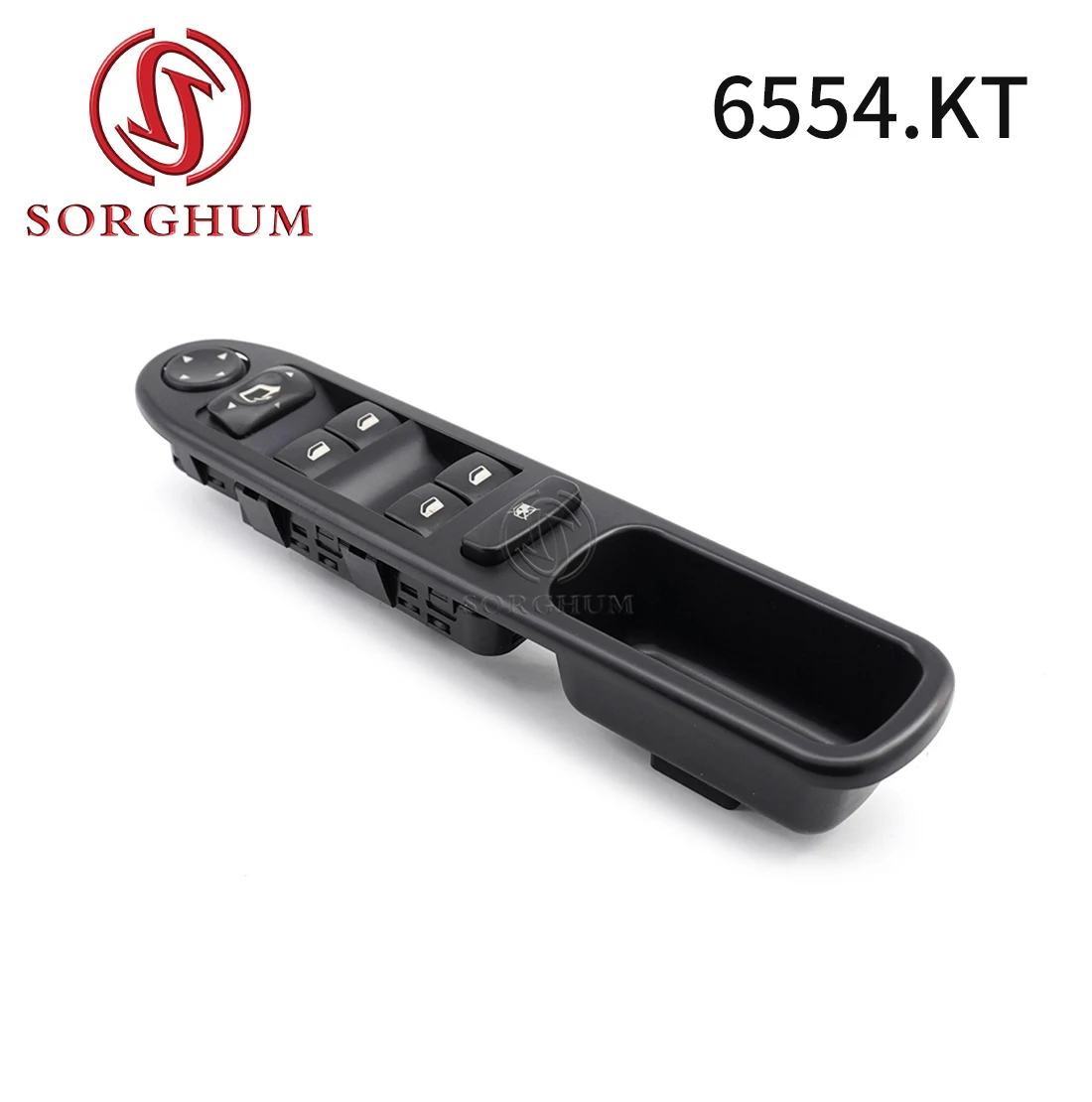 

SORGHUM 6554.KTFor Peugeot 307 307SW 307CC 3E 3H 407 Car LHD Master Electric Power Window Control Switch Folding 6+3 Pins 6554KT