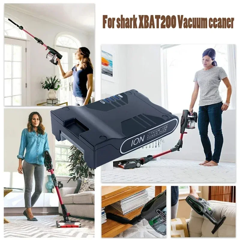 Литиевая батарея для пылесоса Shark S1 S2 S3 S4 S6 S7 S9 IC205 200C 200 Вт XBAT200 XBAT200AS