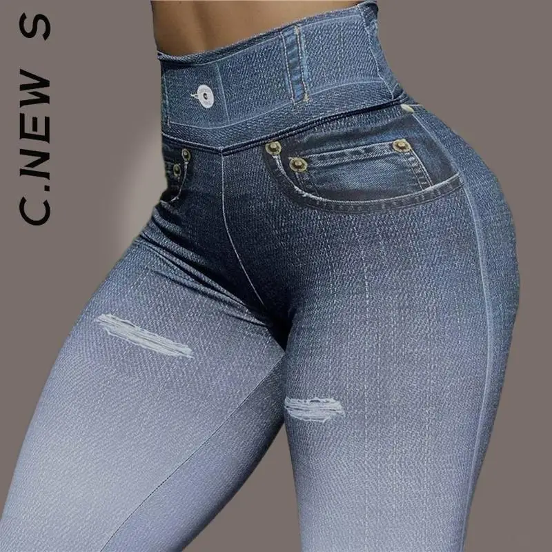 

Женские Бесшовные Леггинсы с высокой талией C.New S