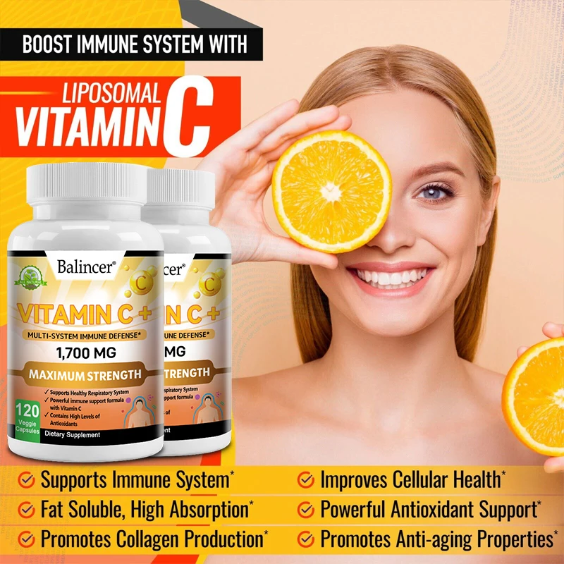 

Balincer Vitamins Contains Vitamin D3, Zinc, Elderberry, Ginger Root - Maximum Strength Multi-System Immune Support