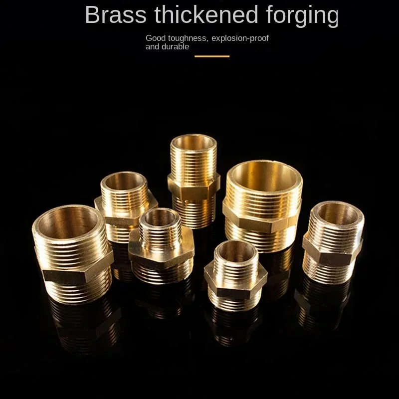 Латунный штуцер с наружной резьбой BSP 1/8 дюйма 1/4 3/8 1/2 3/4 1 дюйм редуктор для труб