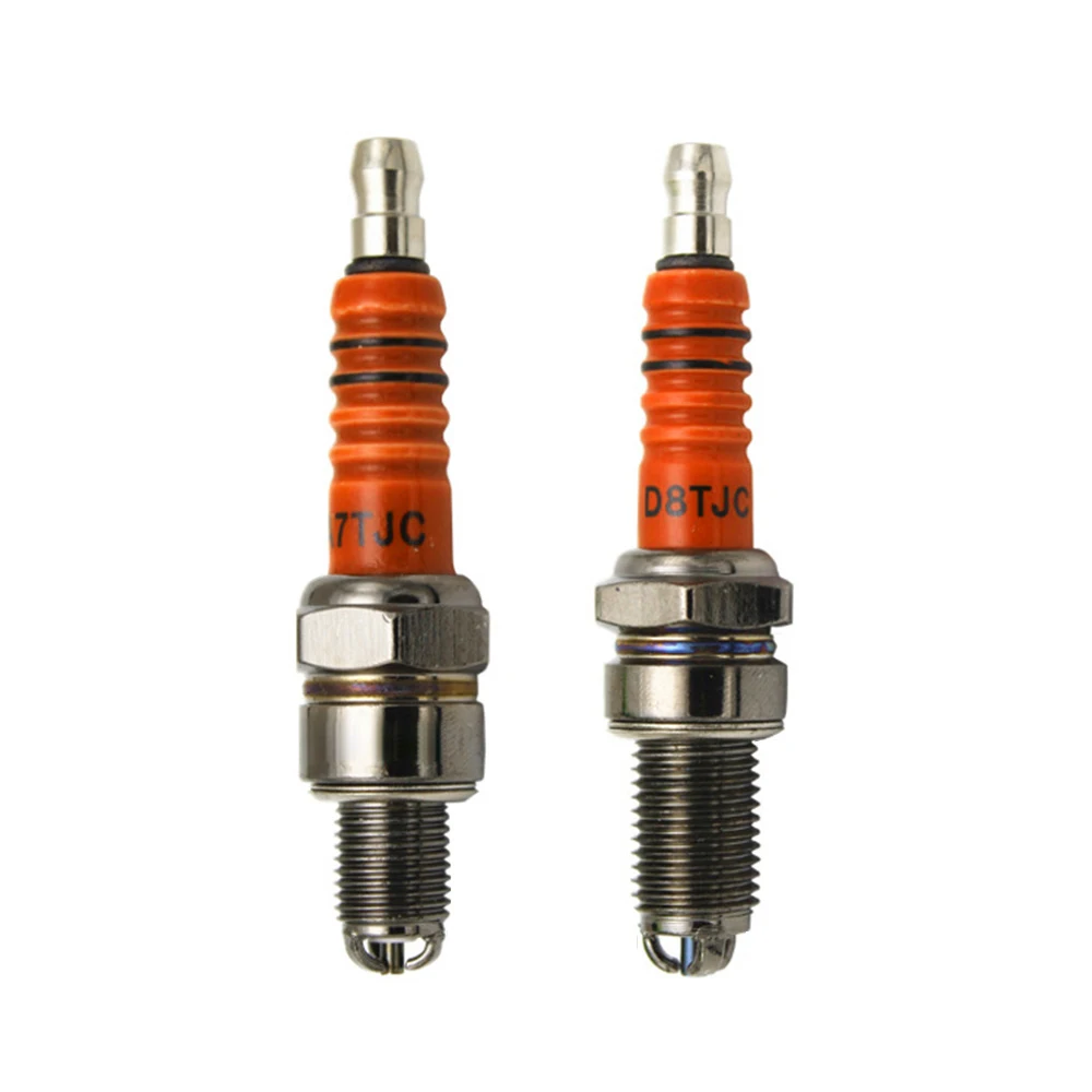 Свеча зажигания для мотоцикла D8TC A7TC с 3 электродами Подходит для Honda Для Yamaha D8EA D8RC DR8EA D7EA T2197 50cc 70cc 90cc 110cc 125cc