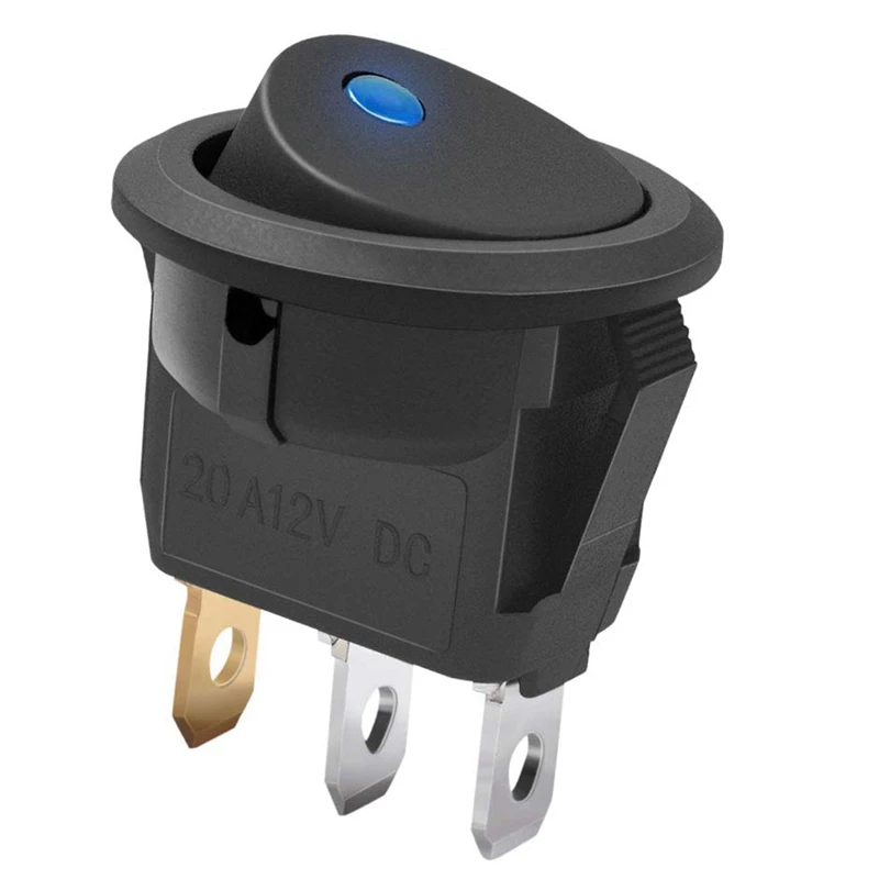 

12 шт., 12 В, 20 А, тумблер с сисветильник светом