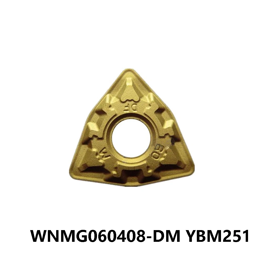 Оригинальный ЧПУ WNMG 060408 -DM YBC152 YBC252 YBC251 YBM251 Токарные инструменты для резки
