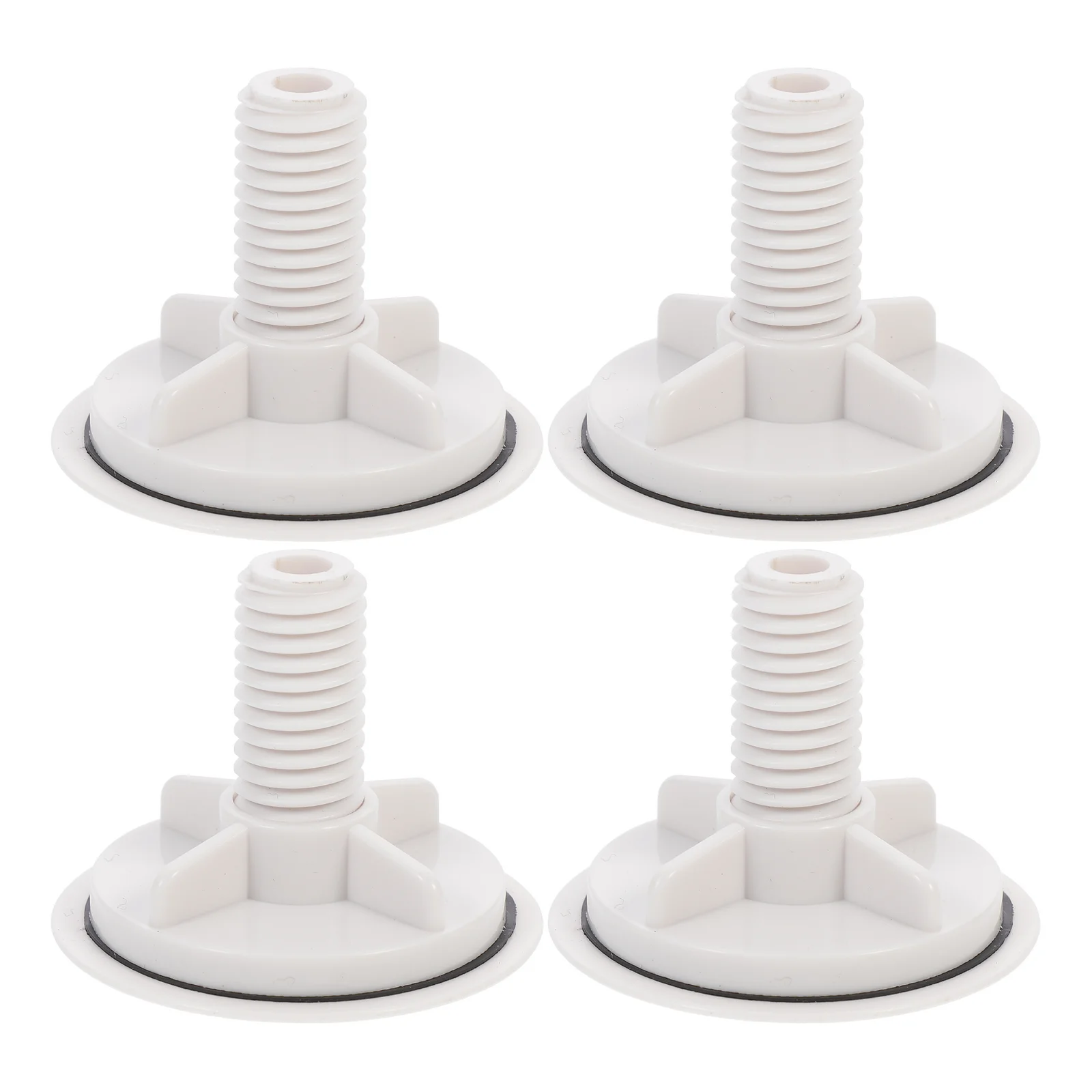 

4 Pcs Decorative Sink Cover Holes Plug Sealing Caps Vanity Blank Plastic Stopper Blanking Metal Tap Plate Wash Basin
