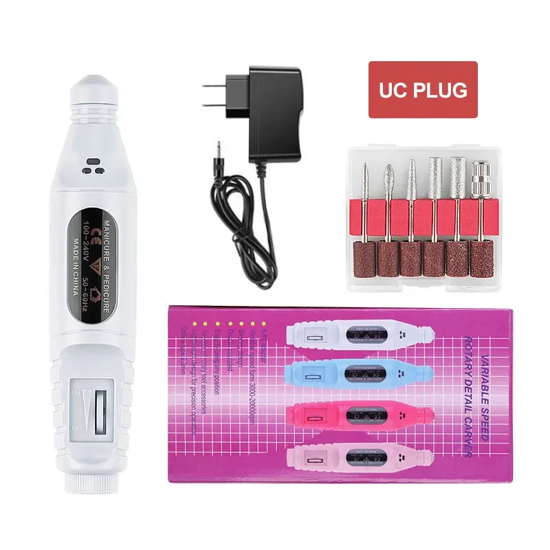 

NEW2023 Grinder Mini Drill USB Rechargeable Pen Drill Grinding Tools Power Tools Set For Nails Art