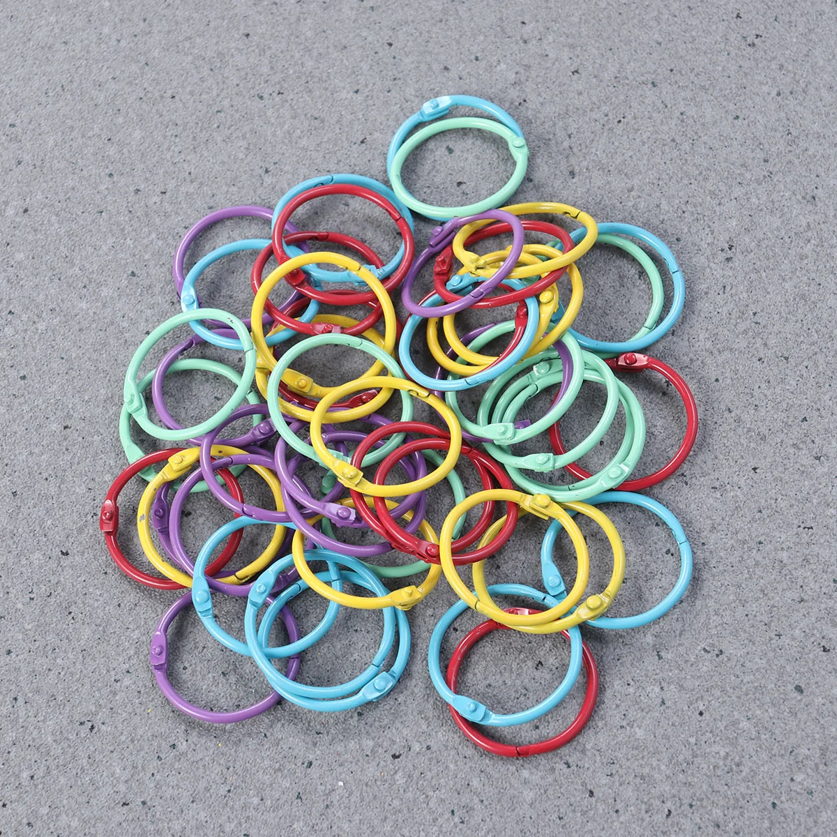 

Rings Book Binder Metal Ring Loose Leaf Paper Binding Hoopsthekeychain Supplies