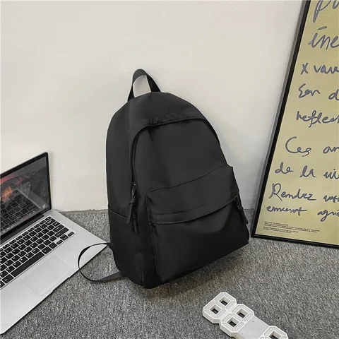 Женский школьный рюкзак с простым рисунком, Мужской Дорожный рюкзак для студентов колледжа, школьный портфель формата а4 для девочек-подростков и мальчиков, 2023