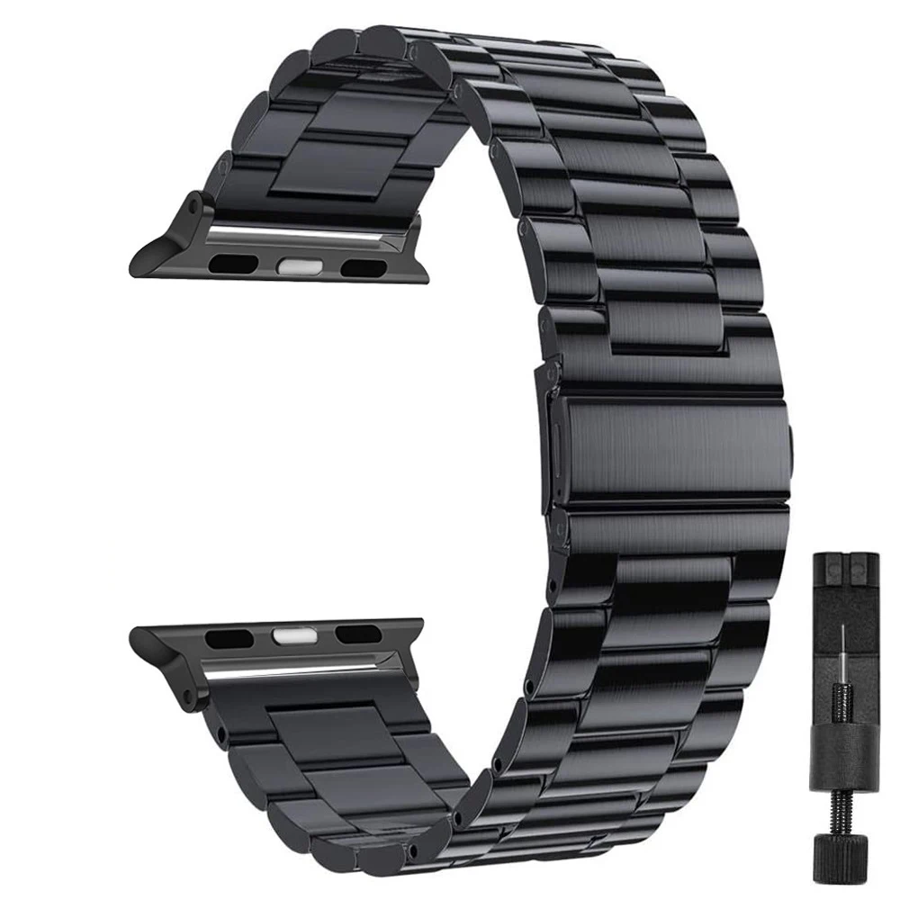Классический ремешок Correa из нержавеющей стали для Apple Watch 10 46 мм 42 Ultra 2 49 9 8 7 6 5 4 se 45
