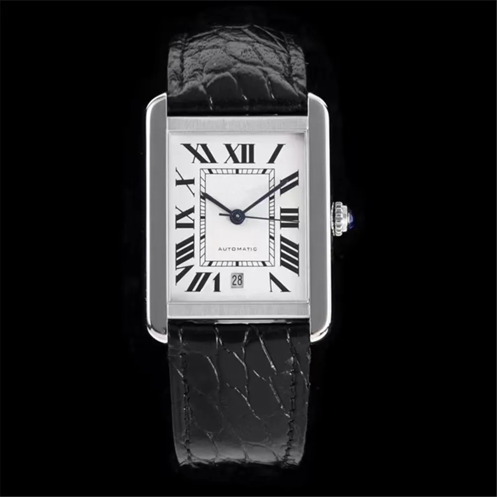 

Original Luxury Brand Men 41mm Leather Watch Strap for Soft Comfortable Lychee Pattern Folding automatic Watch Wristband