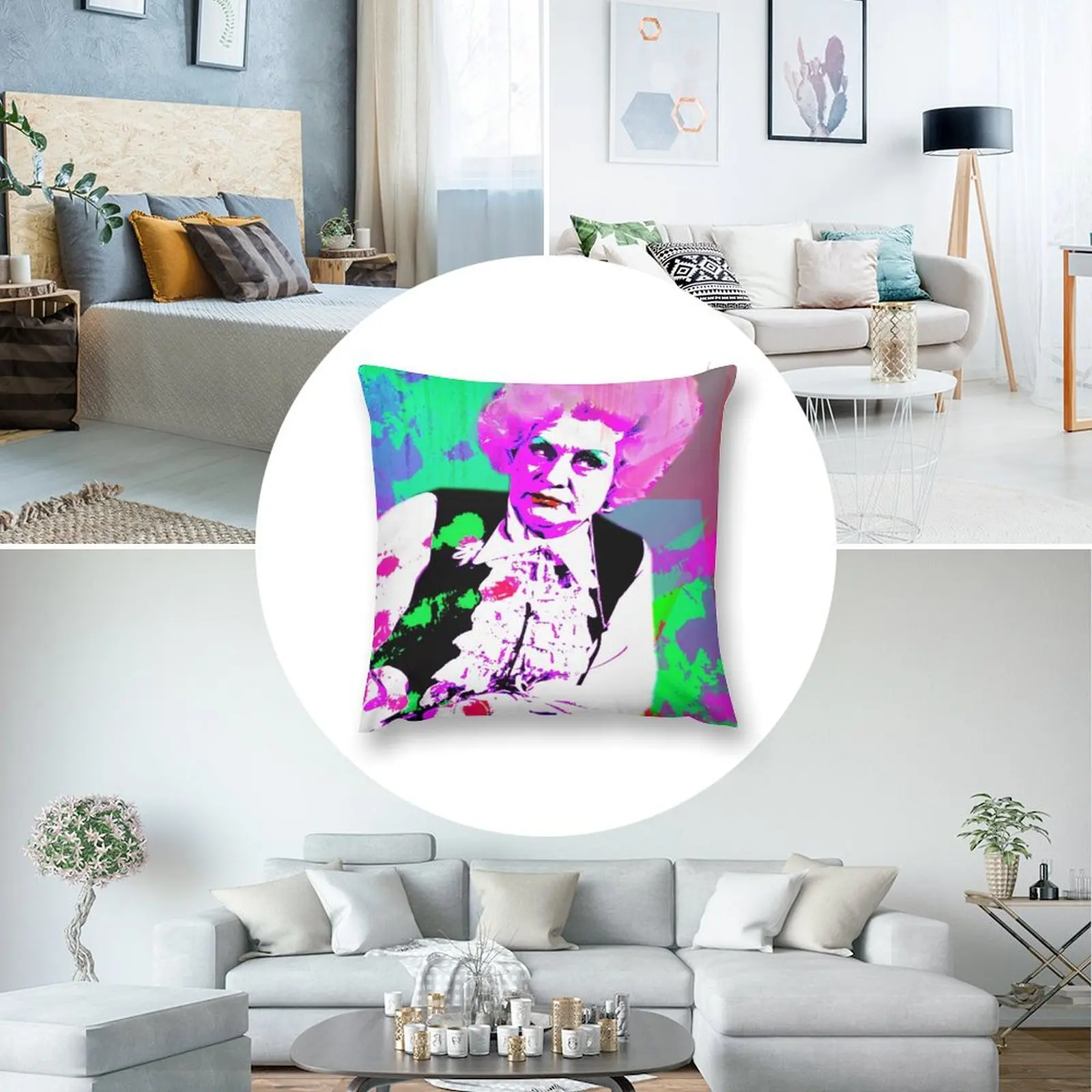 Slocombe диванная подушка наволочка роскошная клетчатая