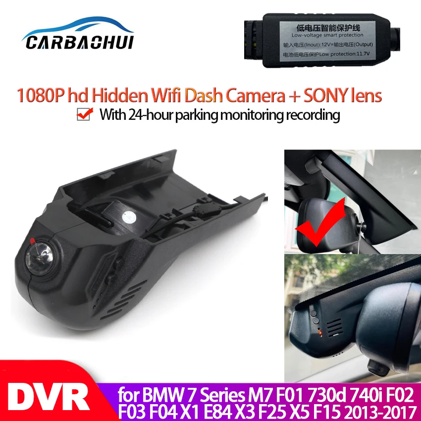 Car DVR Wifi Video Recorder Dash Cam Camera For BMW 1 3 4 5 Series X1 F48 X3 F25 G01 X4 F26 X5 F15 X6 F16 Novatek 96658 HD CCD