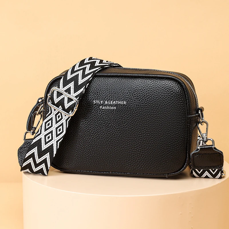 Женские сумки из воловьей кожи новинка 2024 женские через плечо натуральной